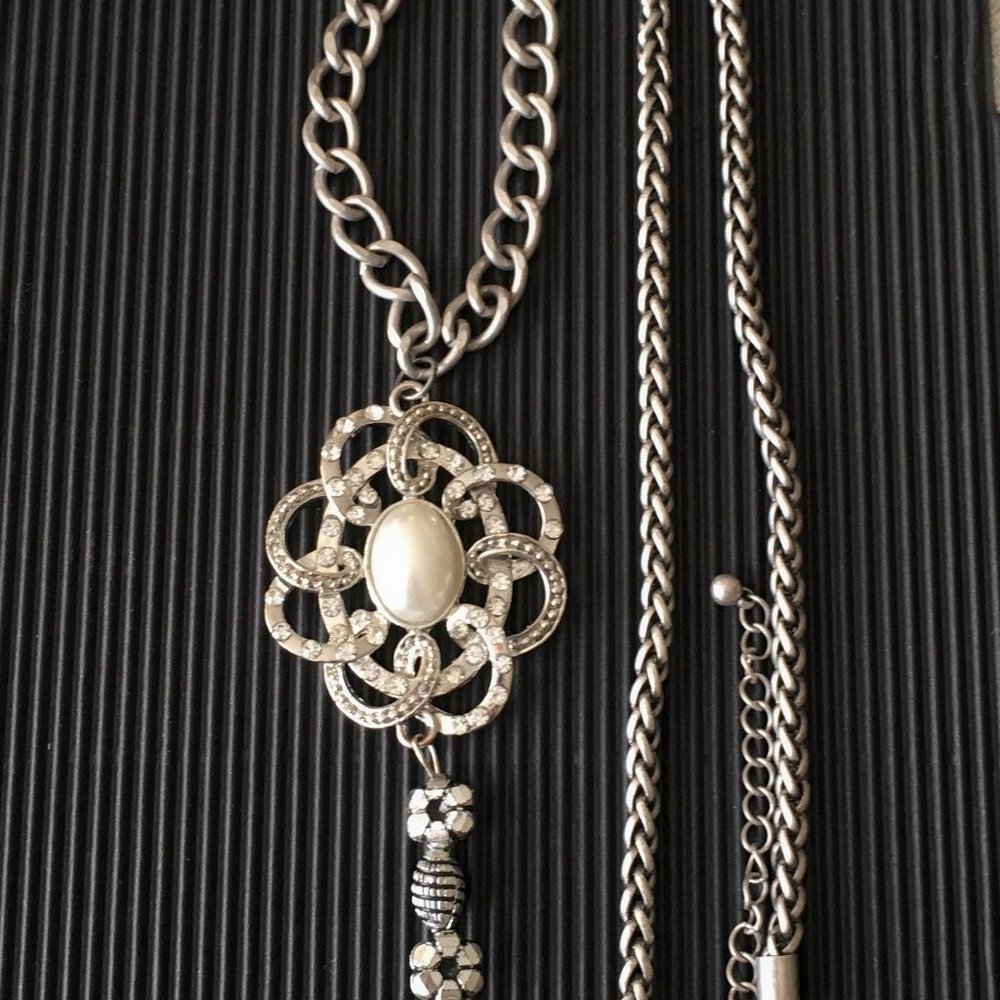 ARTISAN-CREATED MIXED METAL NECKLACE (NEW)